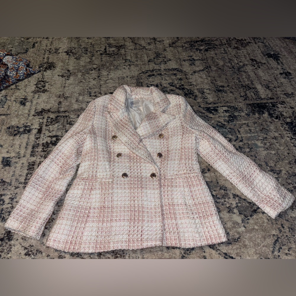 Jaclyn Smith Pink Tweed Blazer - Picture 7 of 9